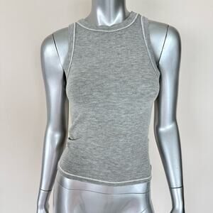 LUSH women tank grey top size S
